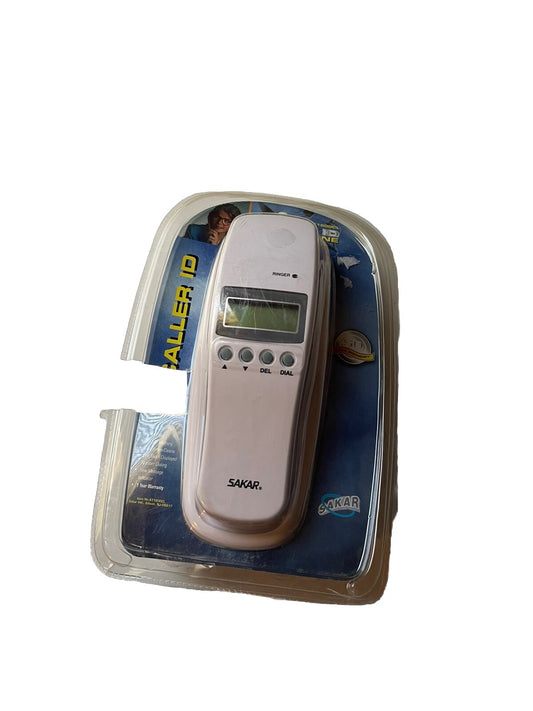 SAKAR CALLER ID TELEPHONE KT1600CL WHITE ~