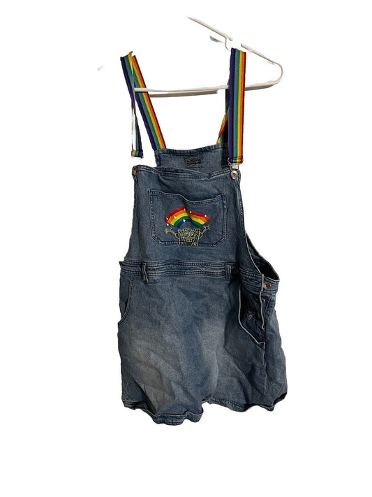 SpongeBob SquarePants Denim Overalls XXL 