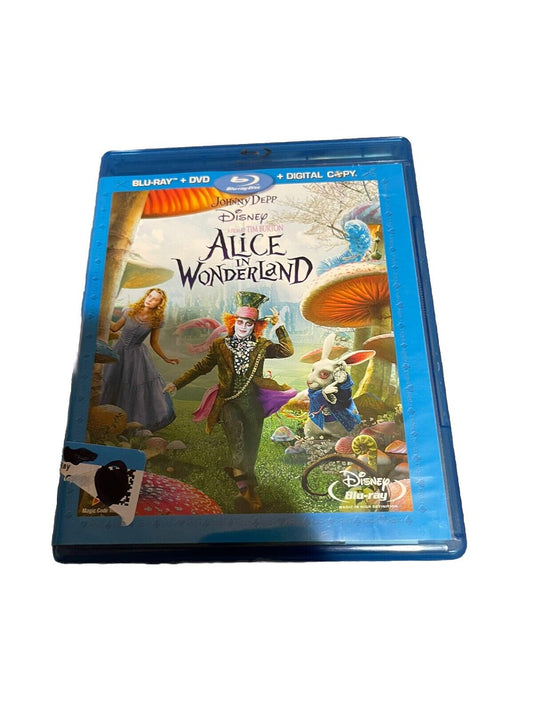 Alice in Wonderland (Blu-ray/DVD, 2010, 3-Disc Set, Includes Digital Copy)