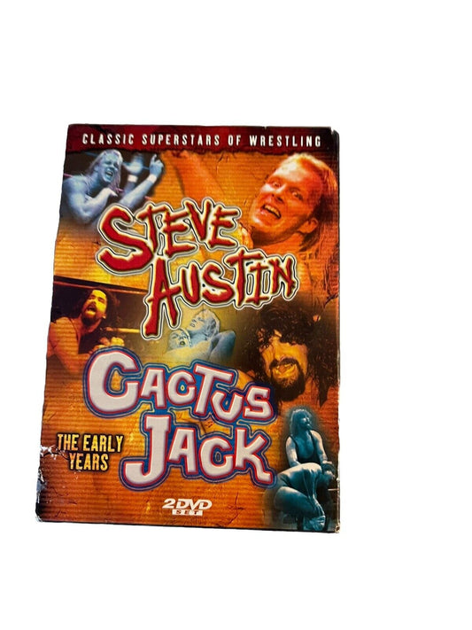 Steve Austin / Cactus Jack The Early Years Wrestling 2-Disc DVD Box Set 