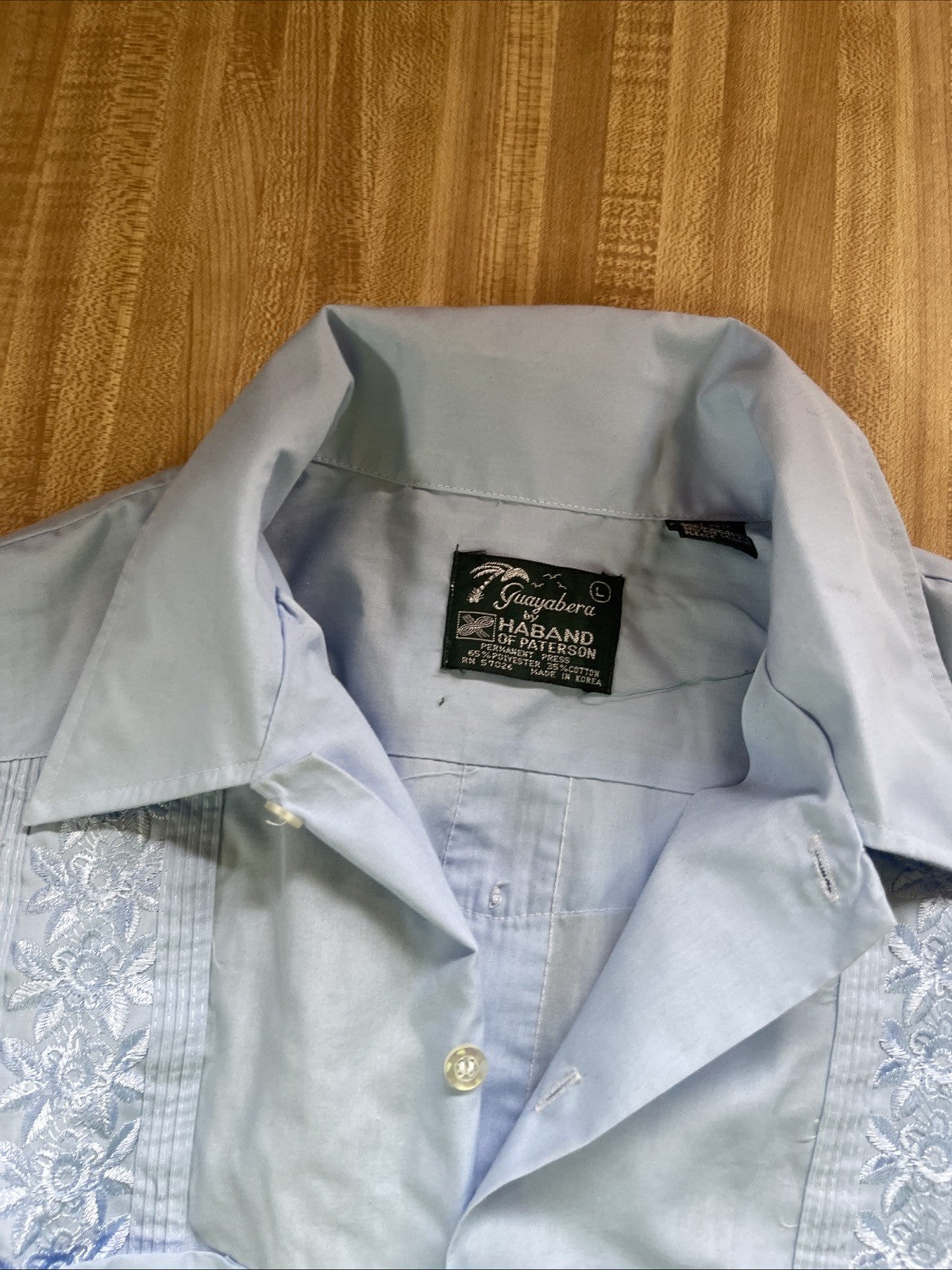 guayabera shirt large