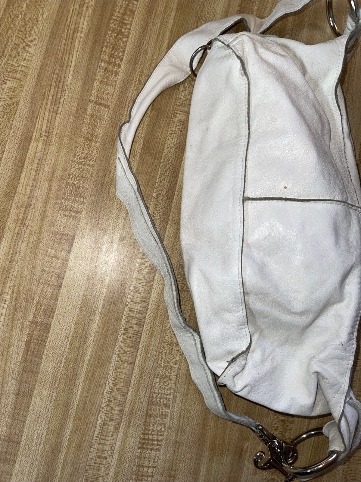 Allison Burns Leather Purse Broken Zipper 