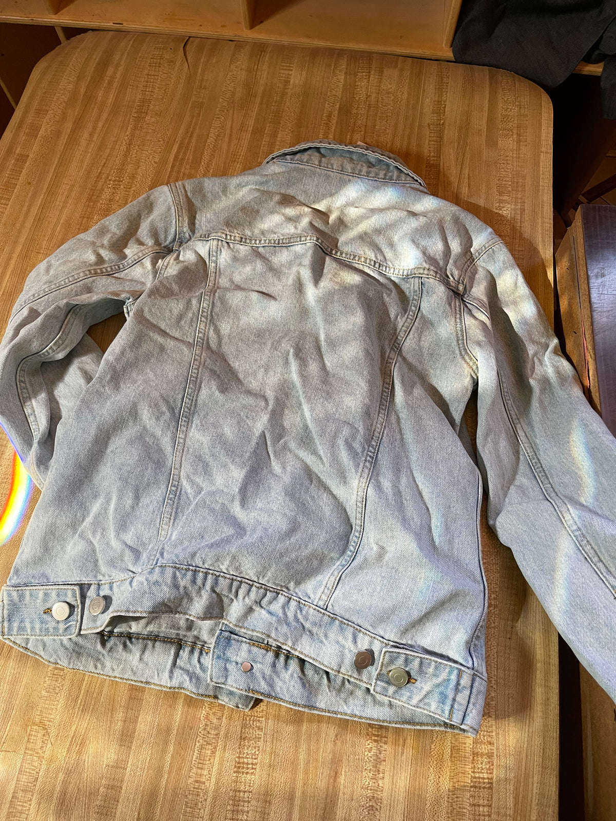 The Drop denim jacket small NWT