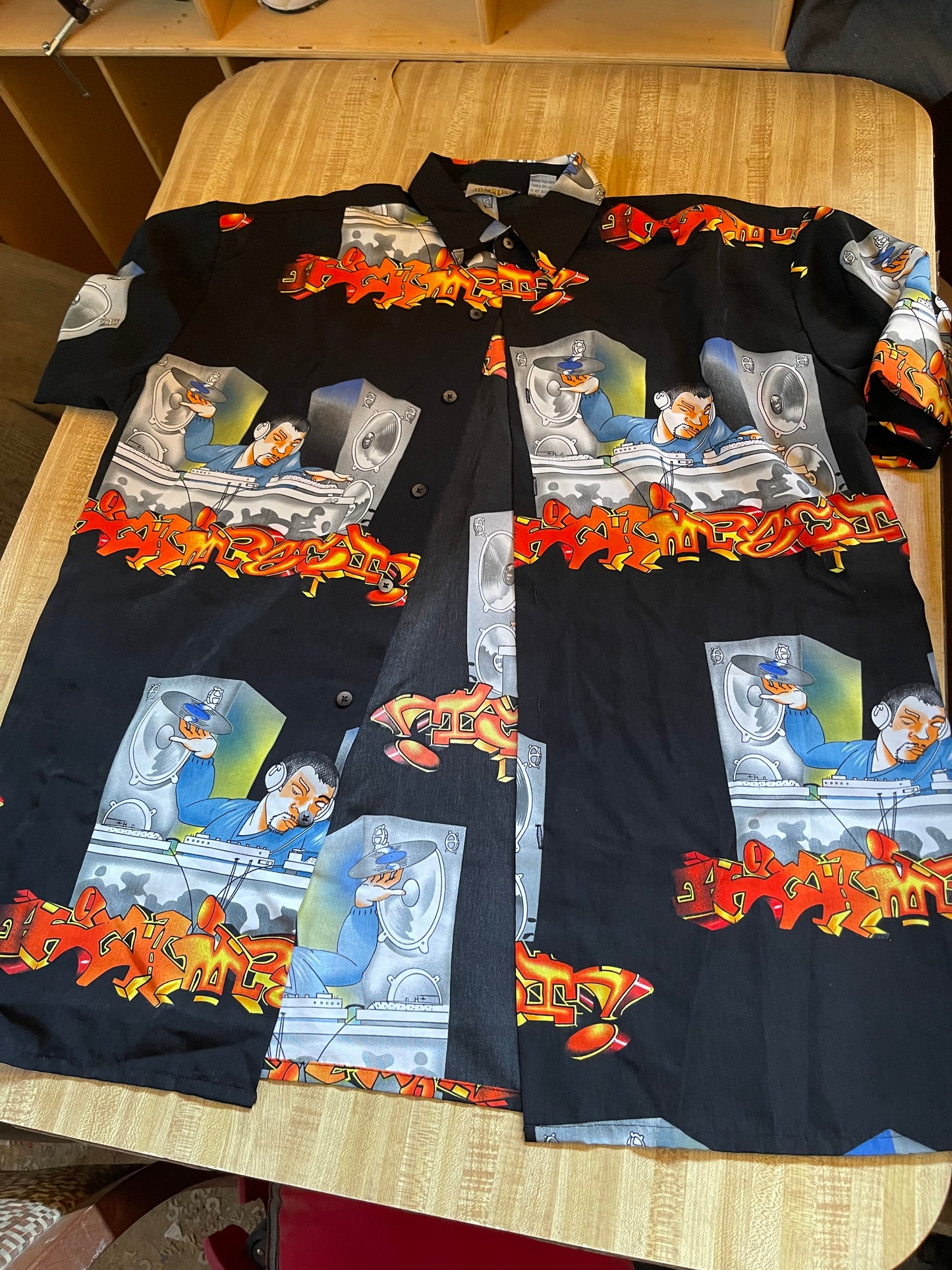 Vintage button up streetwear hiphop