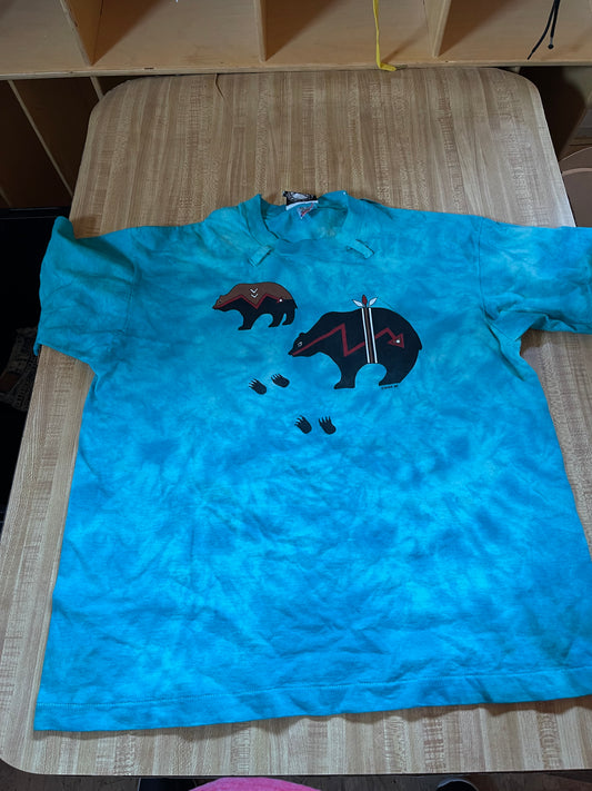 Buffalo Billie’s Wild West Artwork vintage T shirt xl