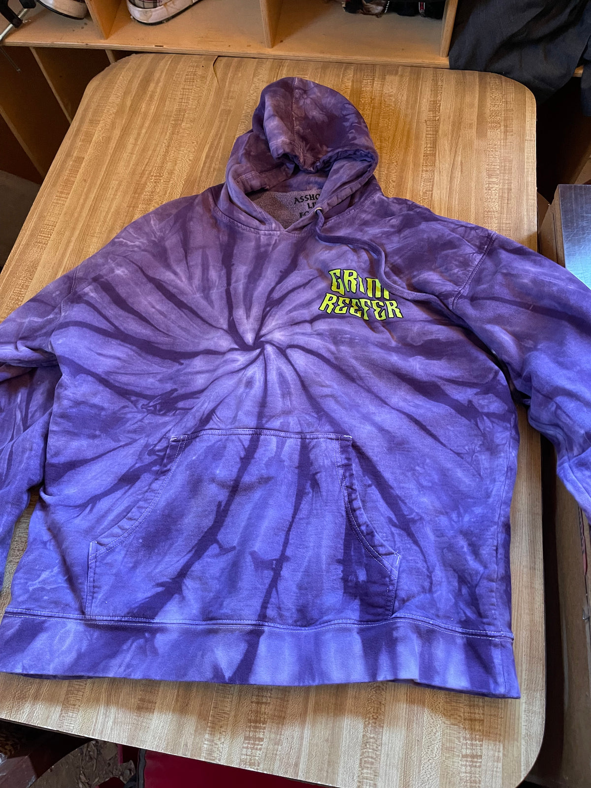 A holes live forever grim reefer hoodie xxl