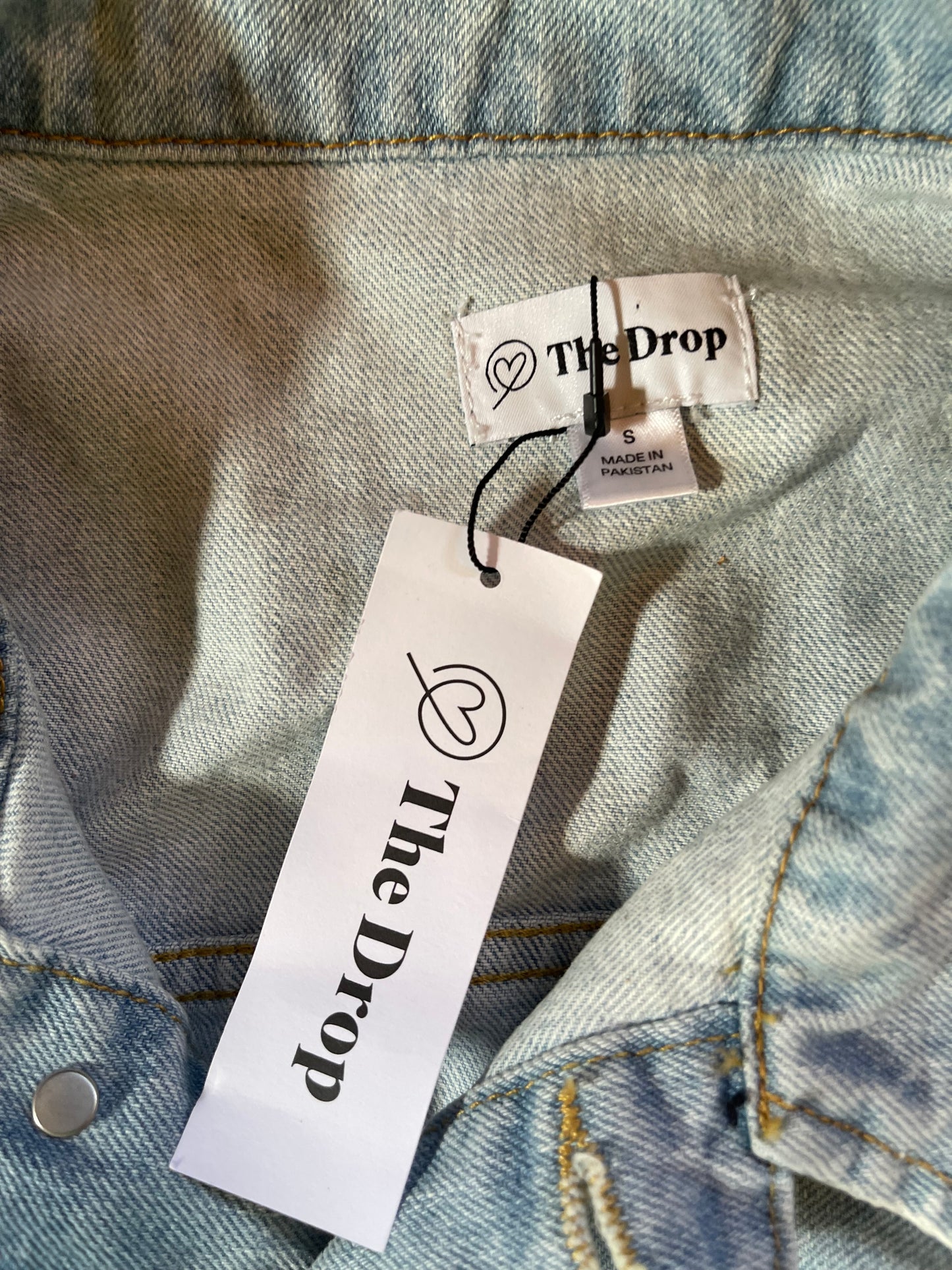 The Drop denim jacket small NWT