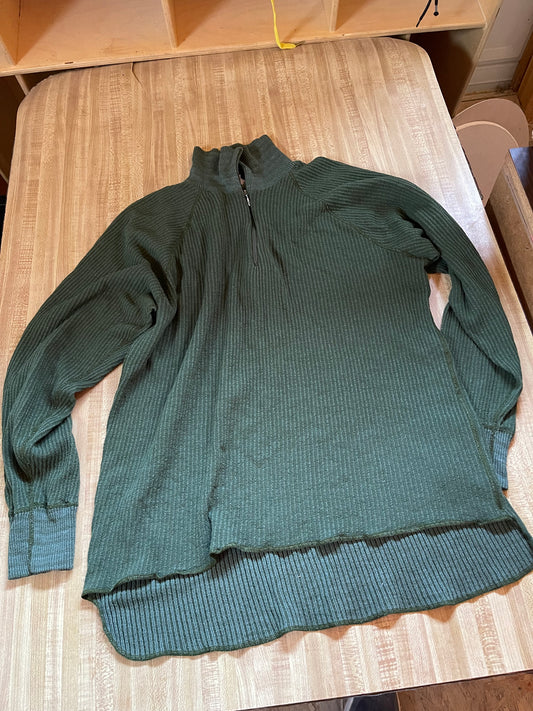 Vintage Military Quarter Zip xl