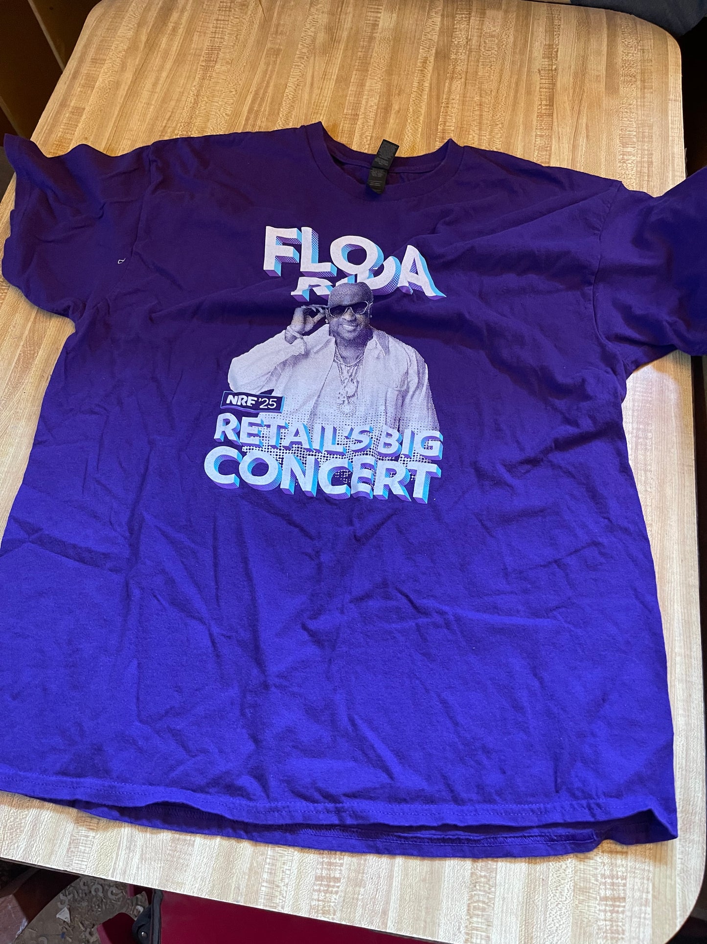 Flo Rida concert t shirt xl