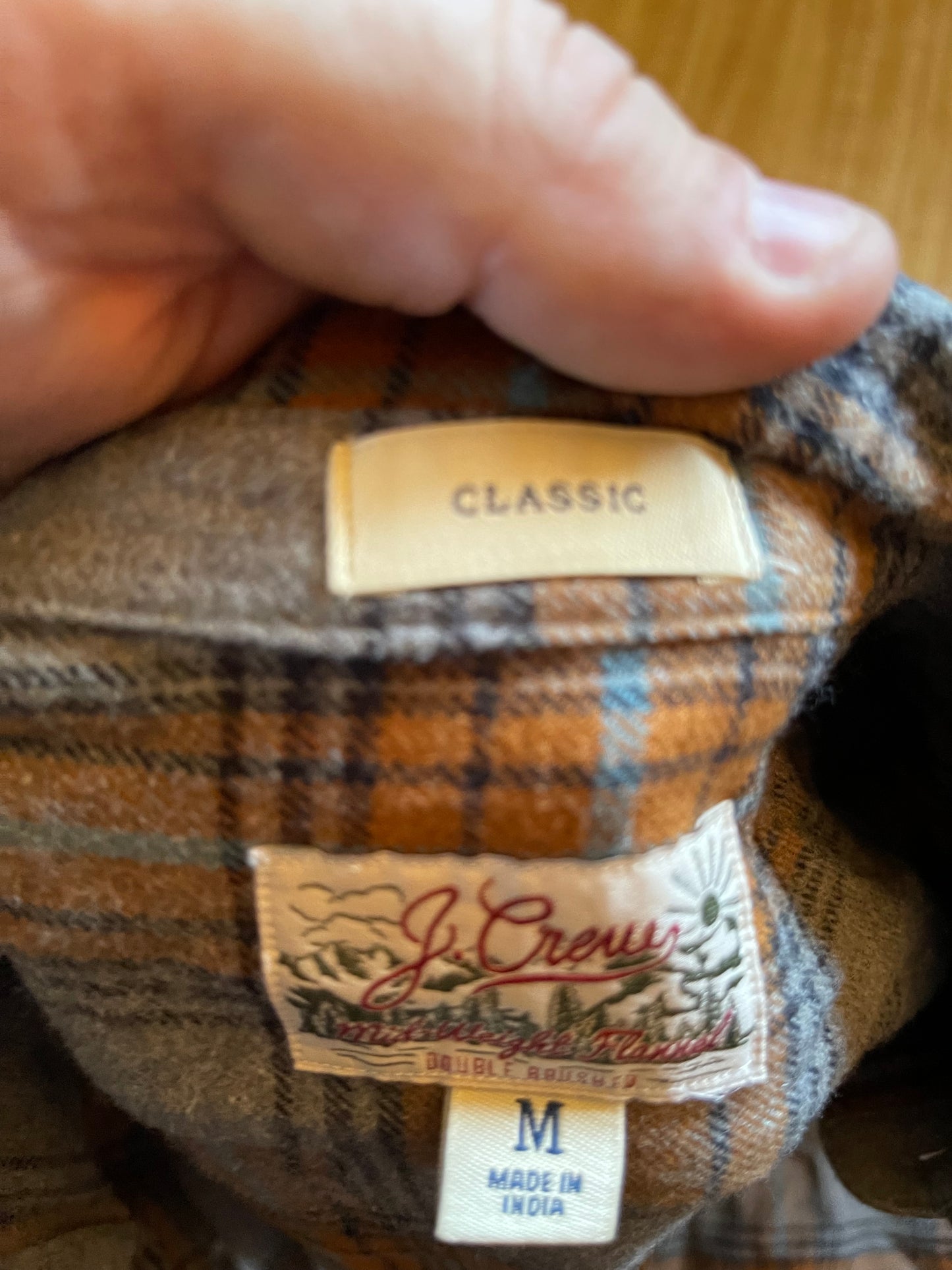J crew flannel medium