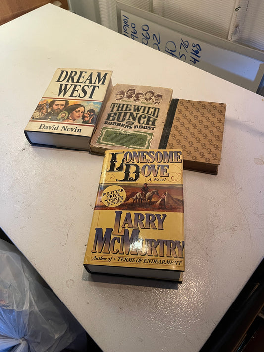 Western hardcover books lot