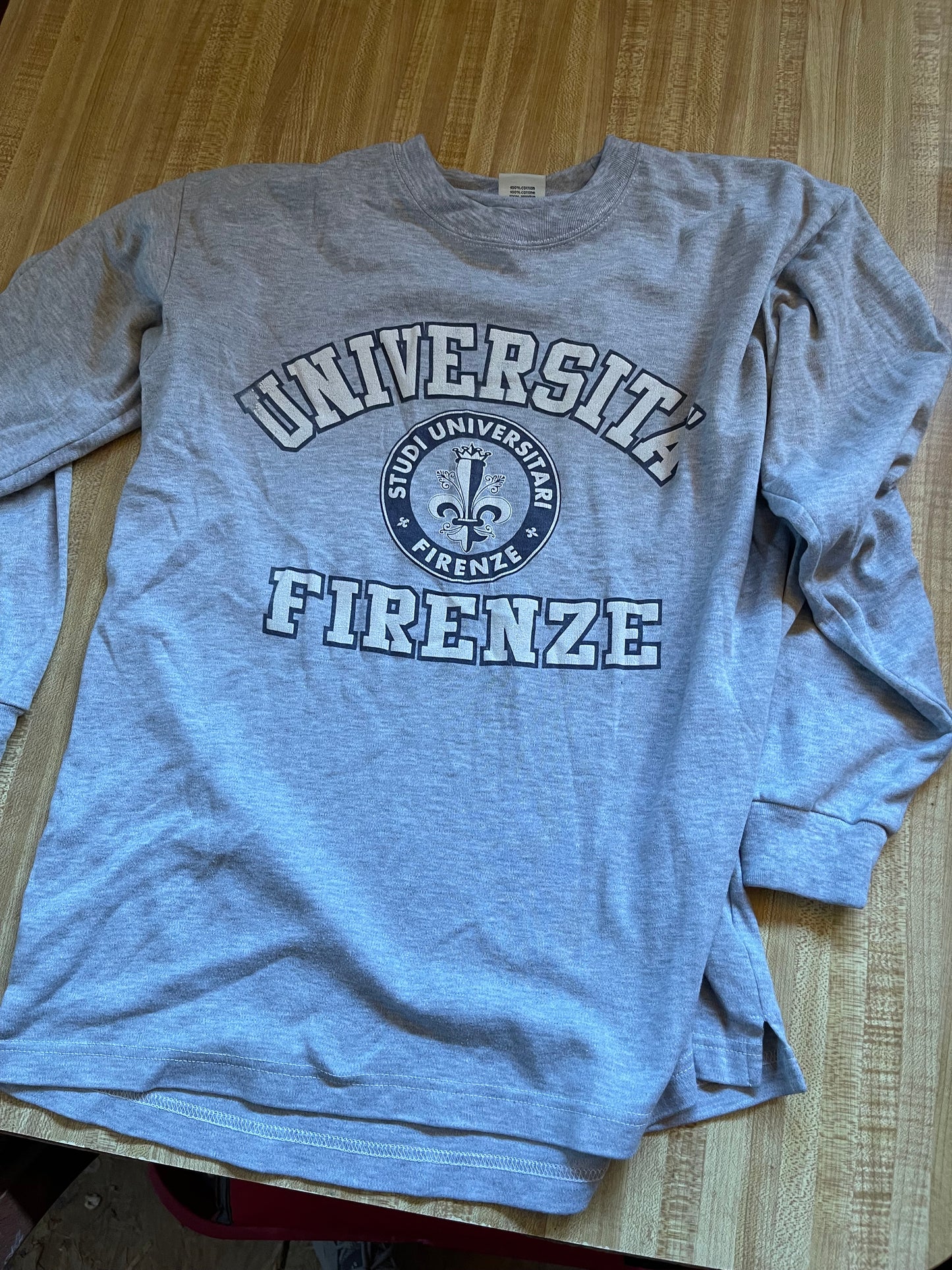 Vintage universita Firenze sweatshirt