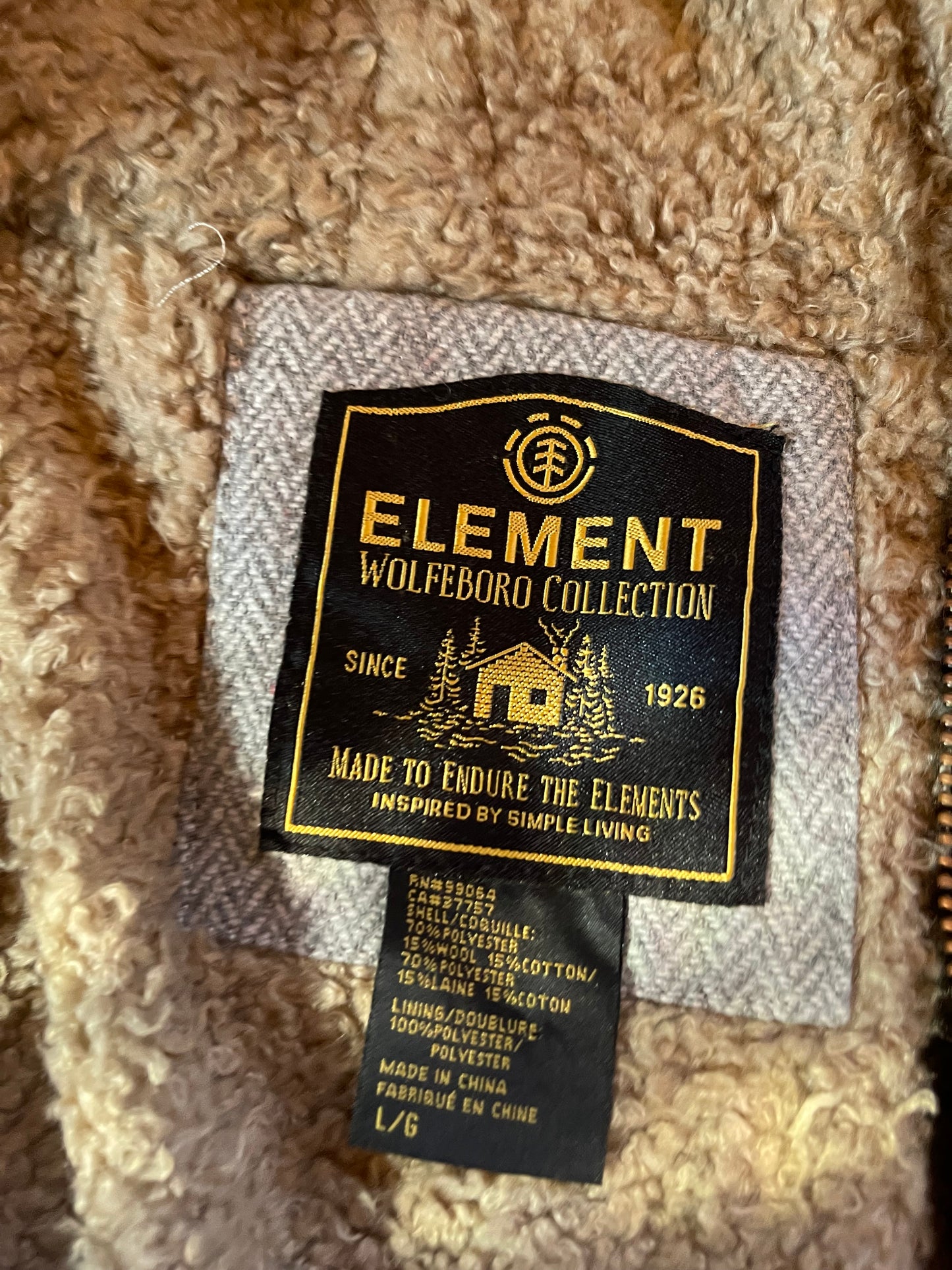 Element Wolfeboro Collection jacket large