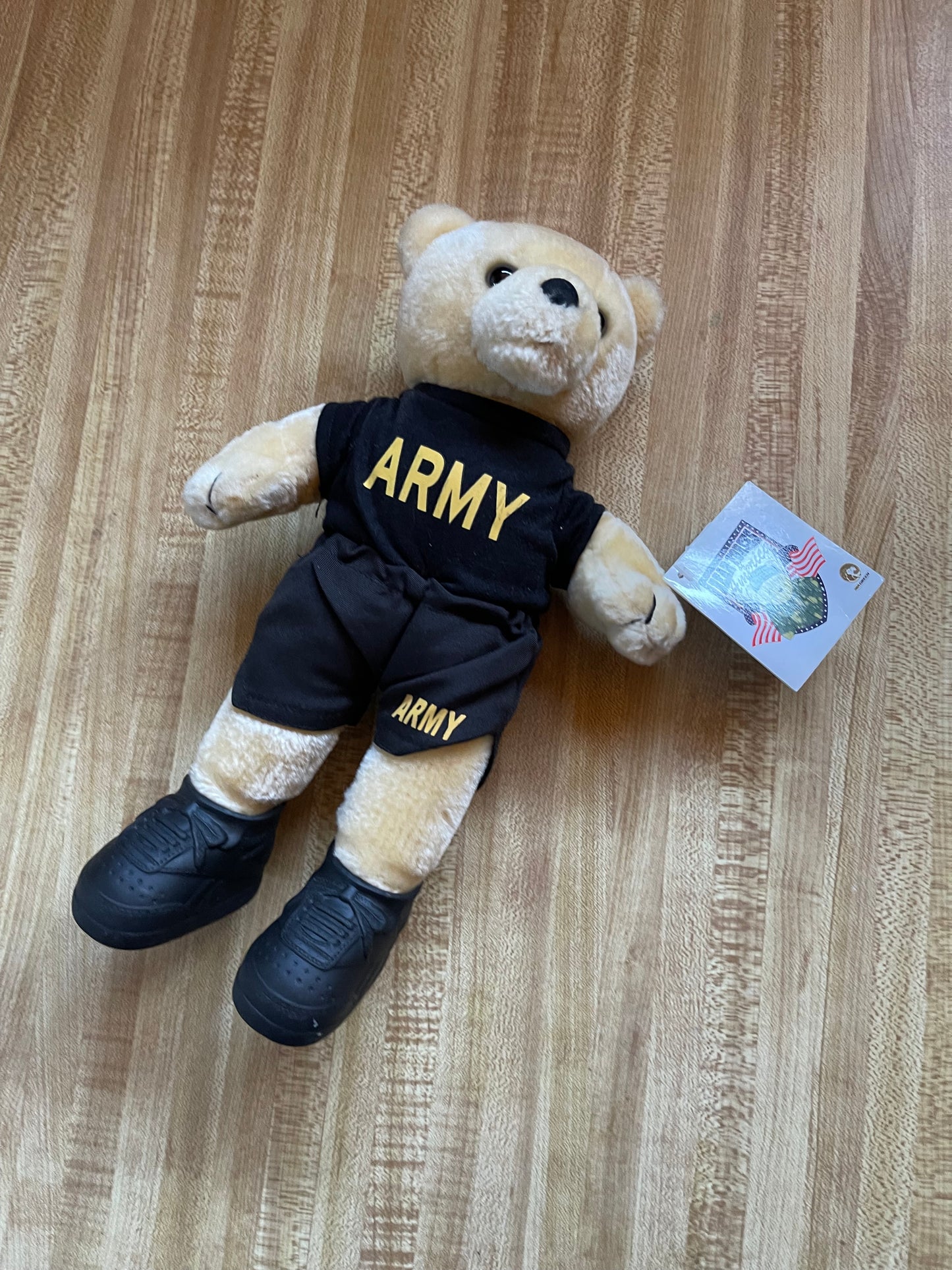 Deadstock vintage bearforce army plush
