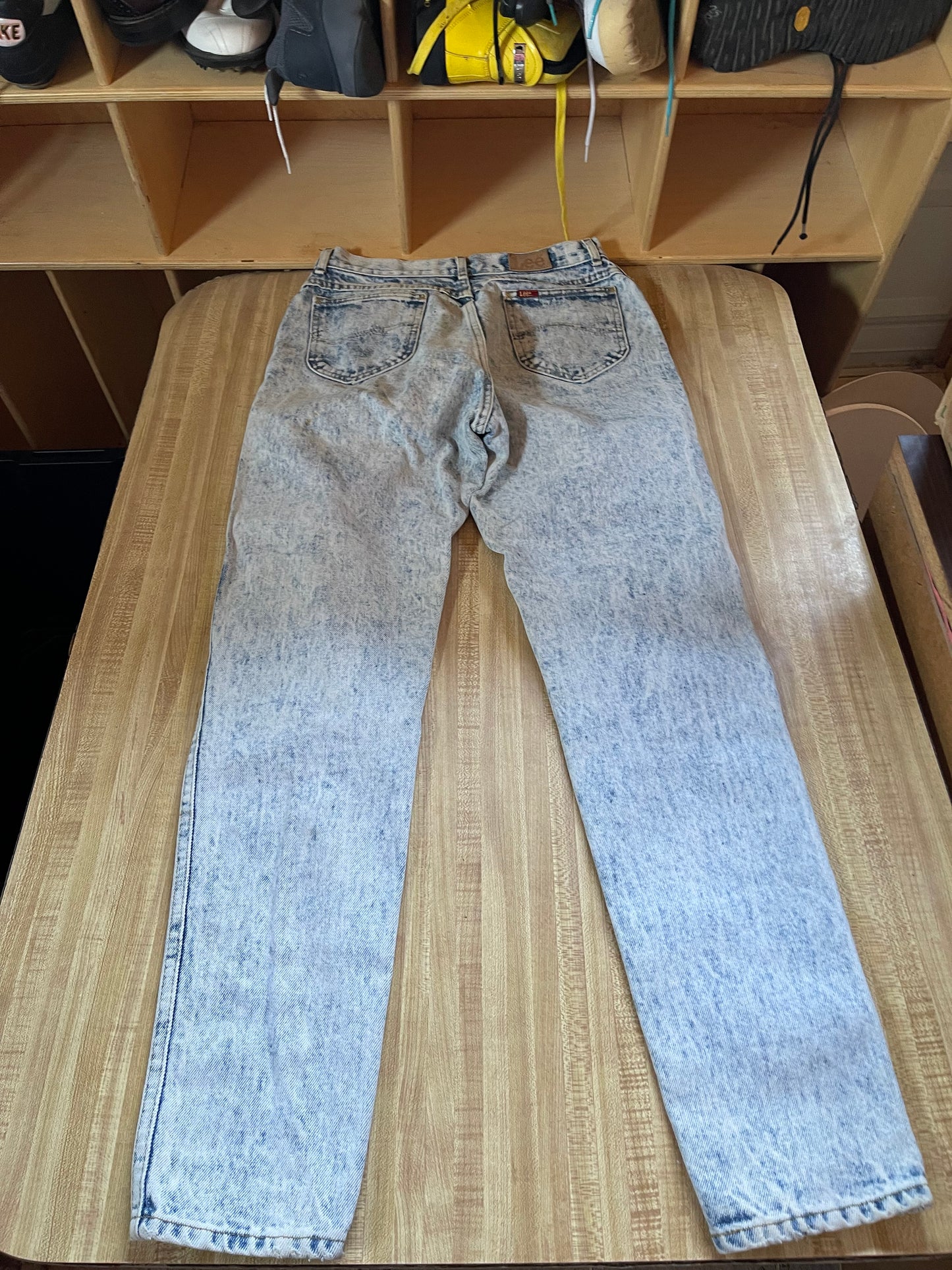 Vintage Lee Made in USA jeans size 11 acid wash