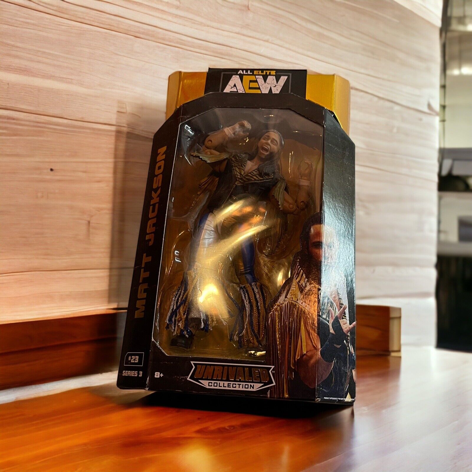AEW Unrivaled Series 3 collectible Matt Jackson action figure in original packaging