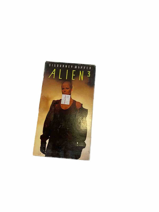 Alien 3 VHS tape featuring Sigourney Weaver with a dark and gritty cover design