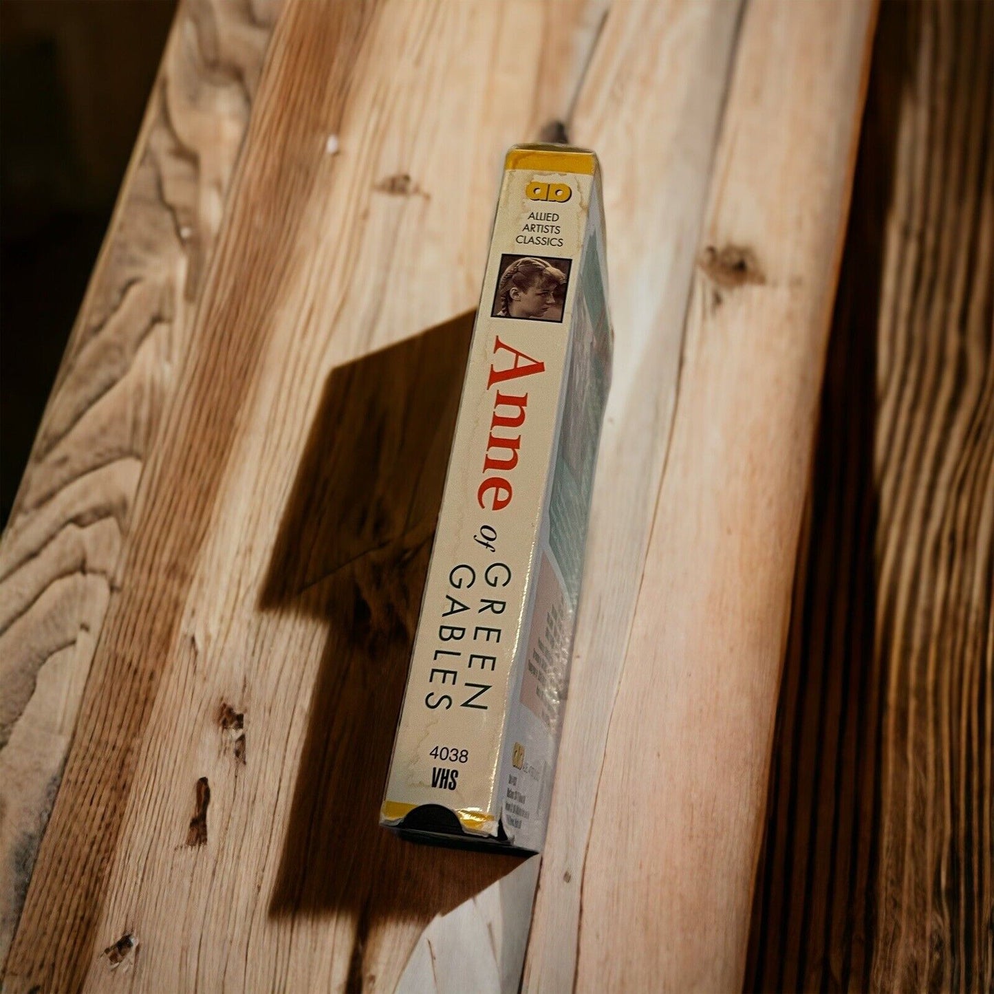 Anne of Green Gables VHS tape vintage classic movie on wooden surface from 1118 Emporium