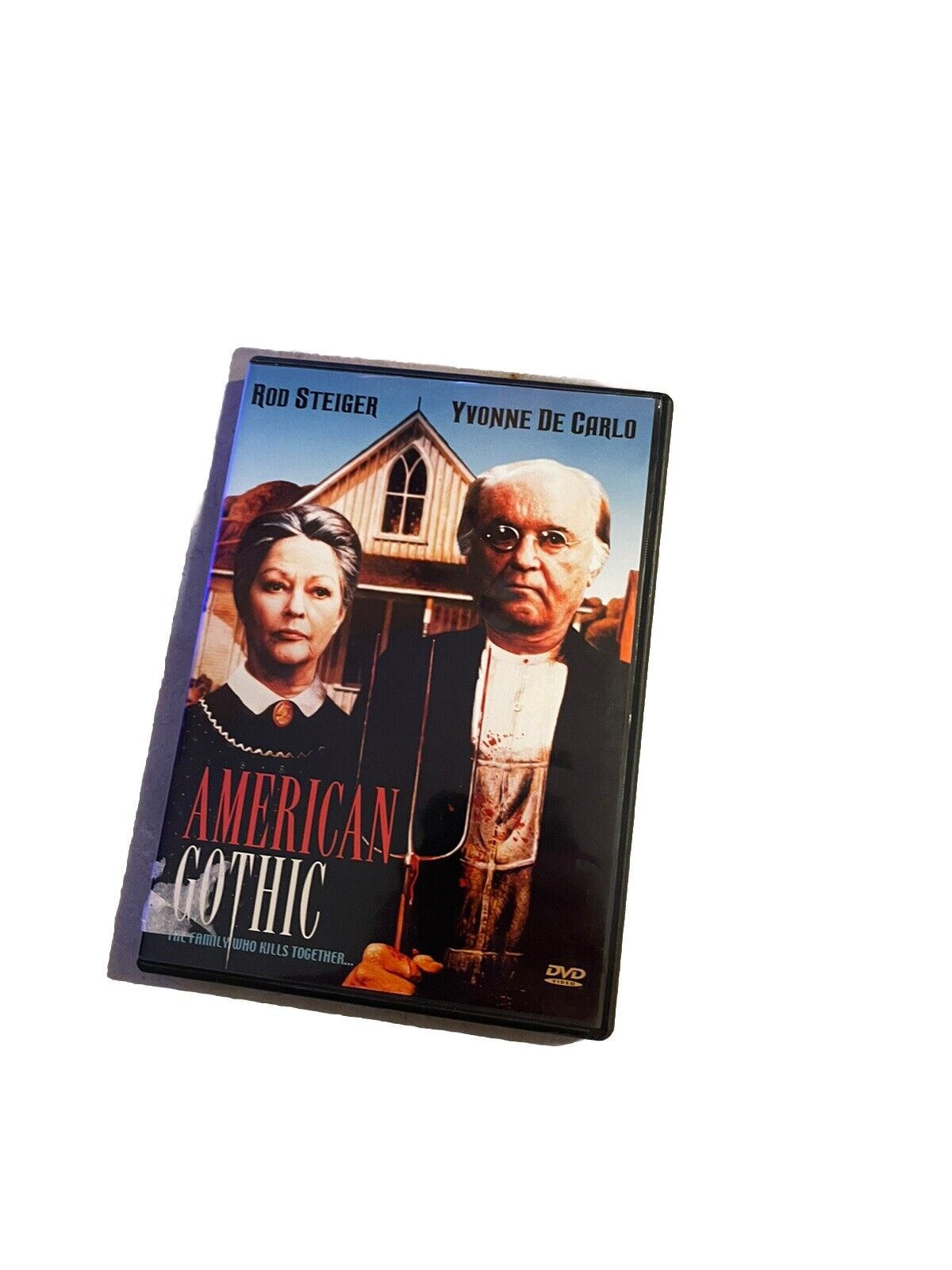 American Gothic DVD 2004 featuring Rob Steiger and Yvonne De Carlo with iconic farmhouse cover