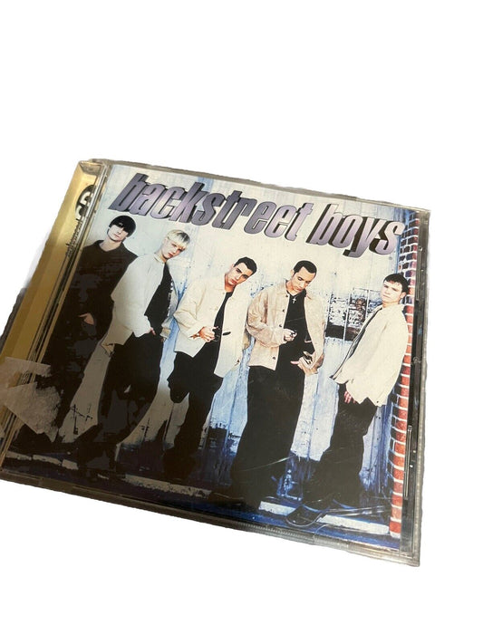 Backstreet Boys album CD featuring the boy band in stylish outfits standing against an urban background