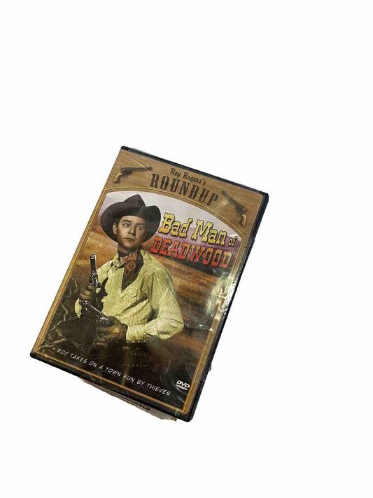 Bad Man of Deadwood DVD featuring classic Western cowboy with handgun on cover from 1118 Emporium