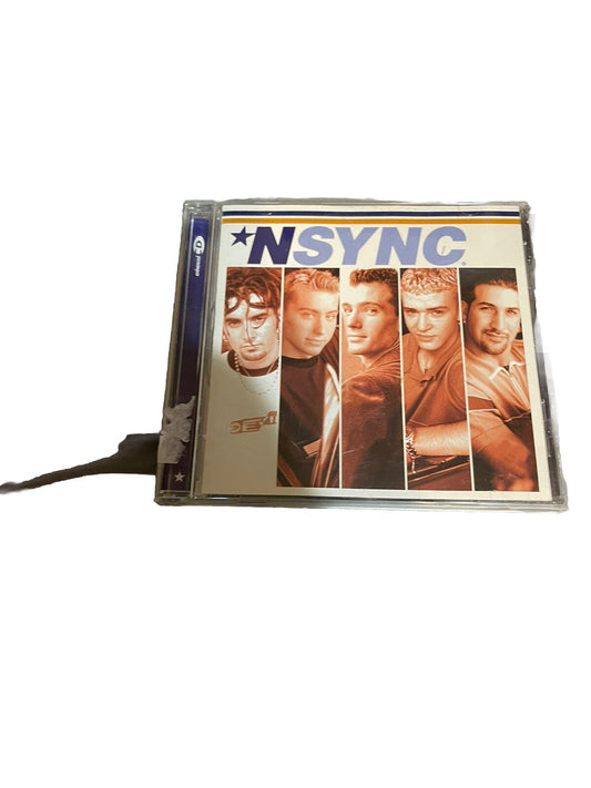 Nsync debut album CD featuring the band members on the cover in a multi-panel design