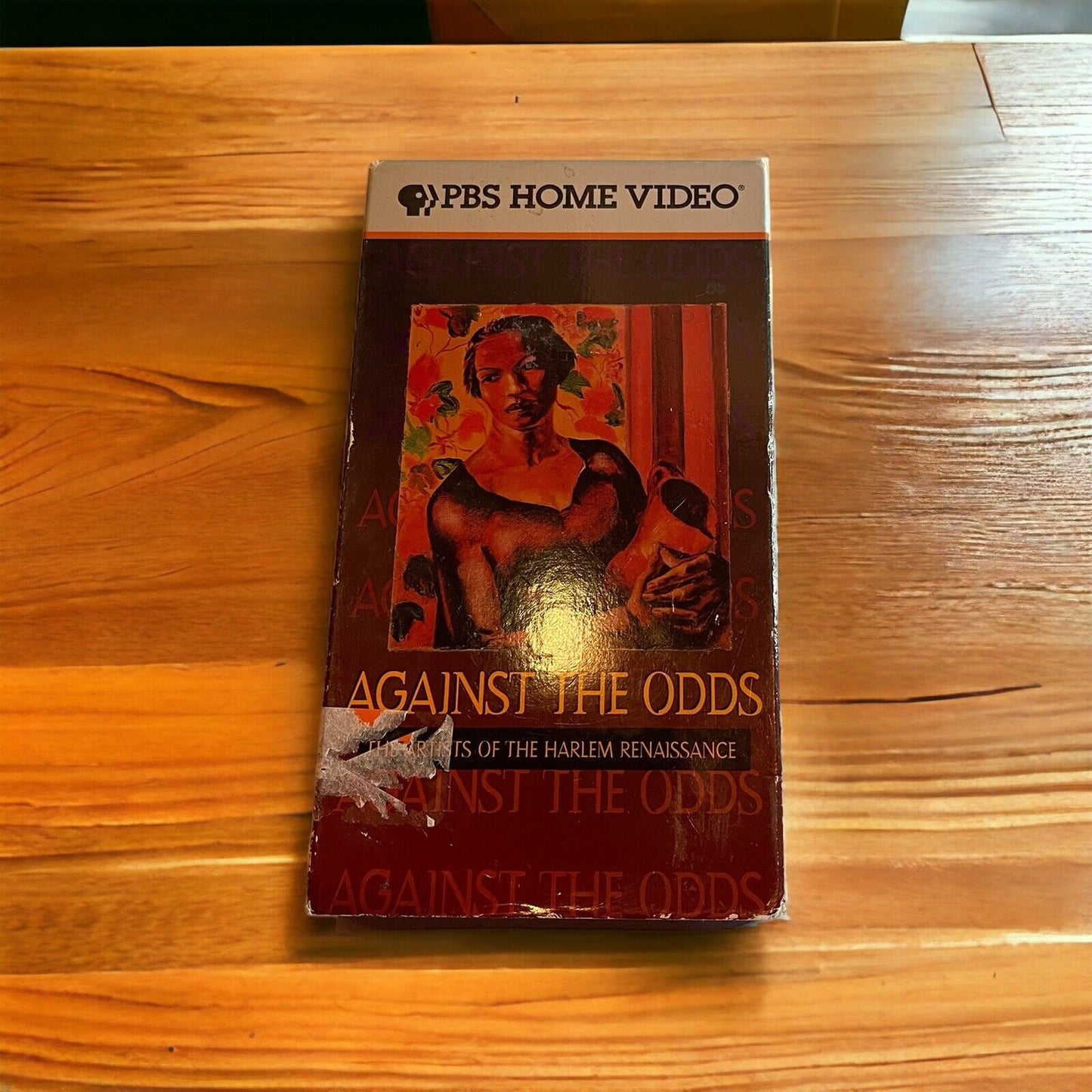 Harlem Renaissance documentary VHS tape titled Against the Odds with a vintage PBS Home Video cover