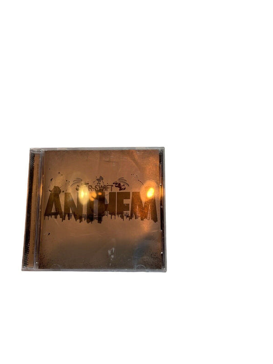 R-Swift Anthem CD album cover with dark urban cityscape design by 1118 Emporium