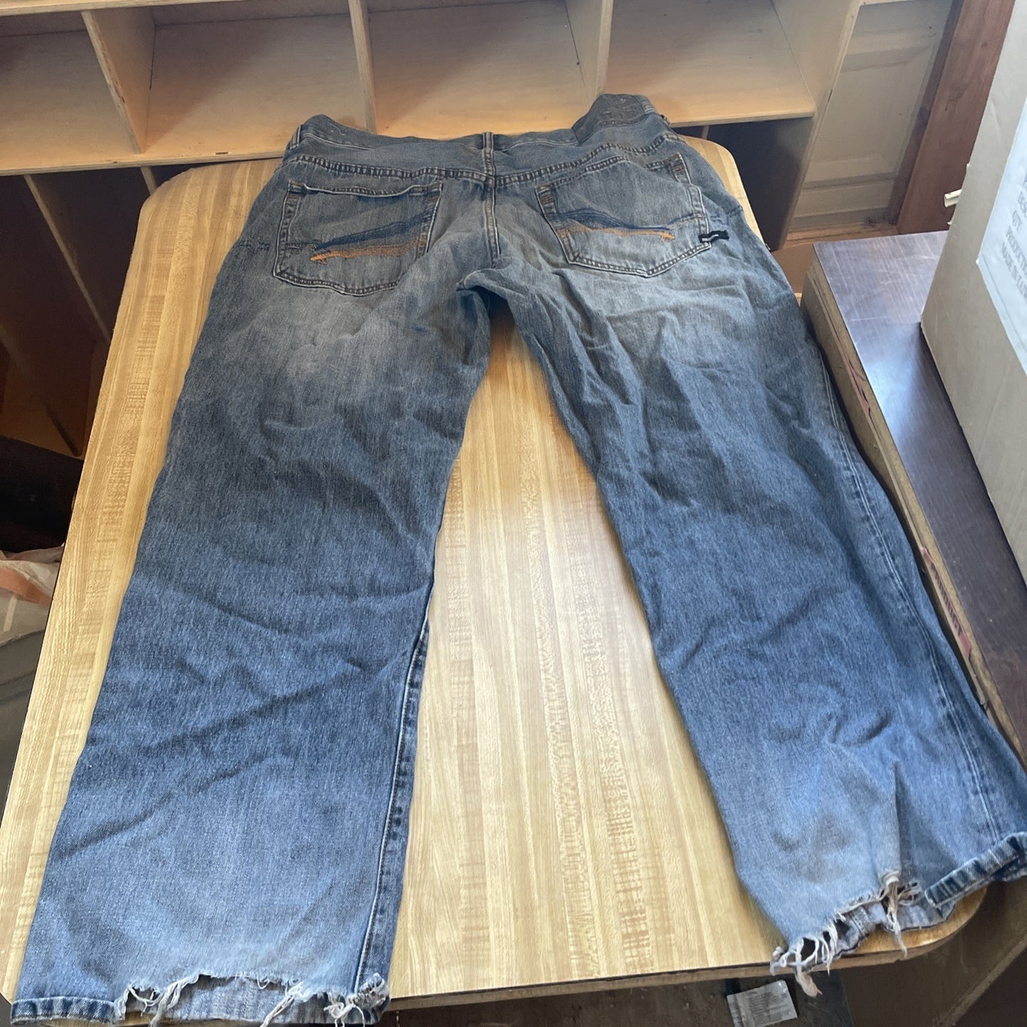 Rocawear Jeans 42x30 Baggy Wide Leg Y2K Hiphop Streetwear 