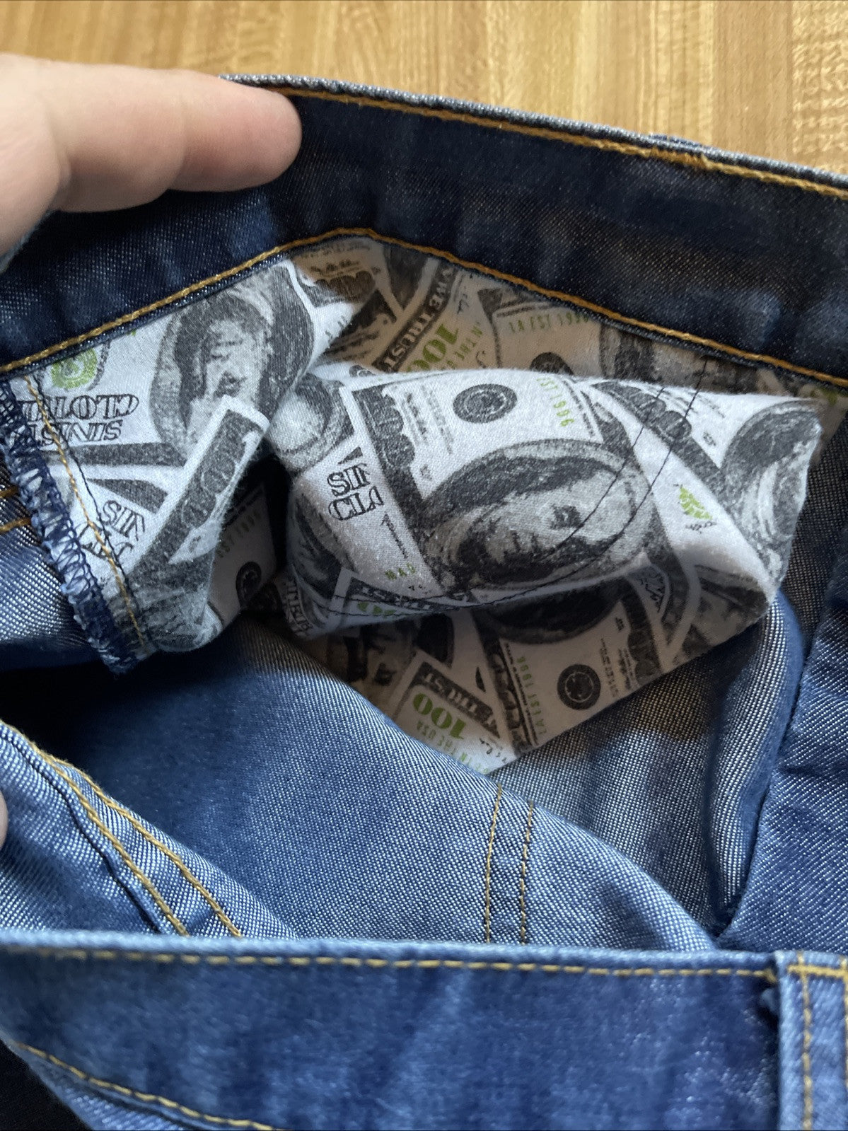 Vintage Sinister Clothing Jeans Wide Leg 36x30