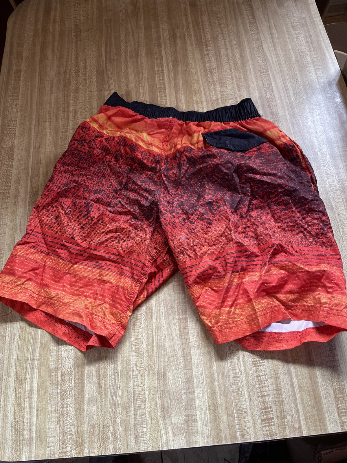 Fireball Whiskey Swim Trunks Small Has Hole