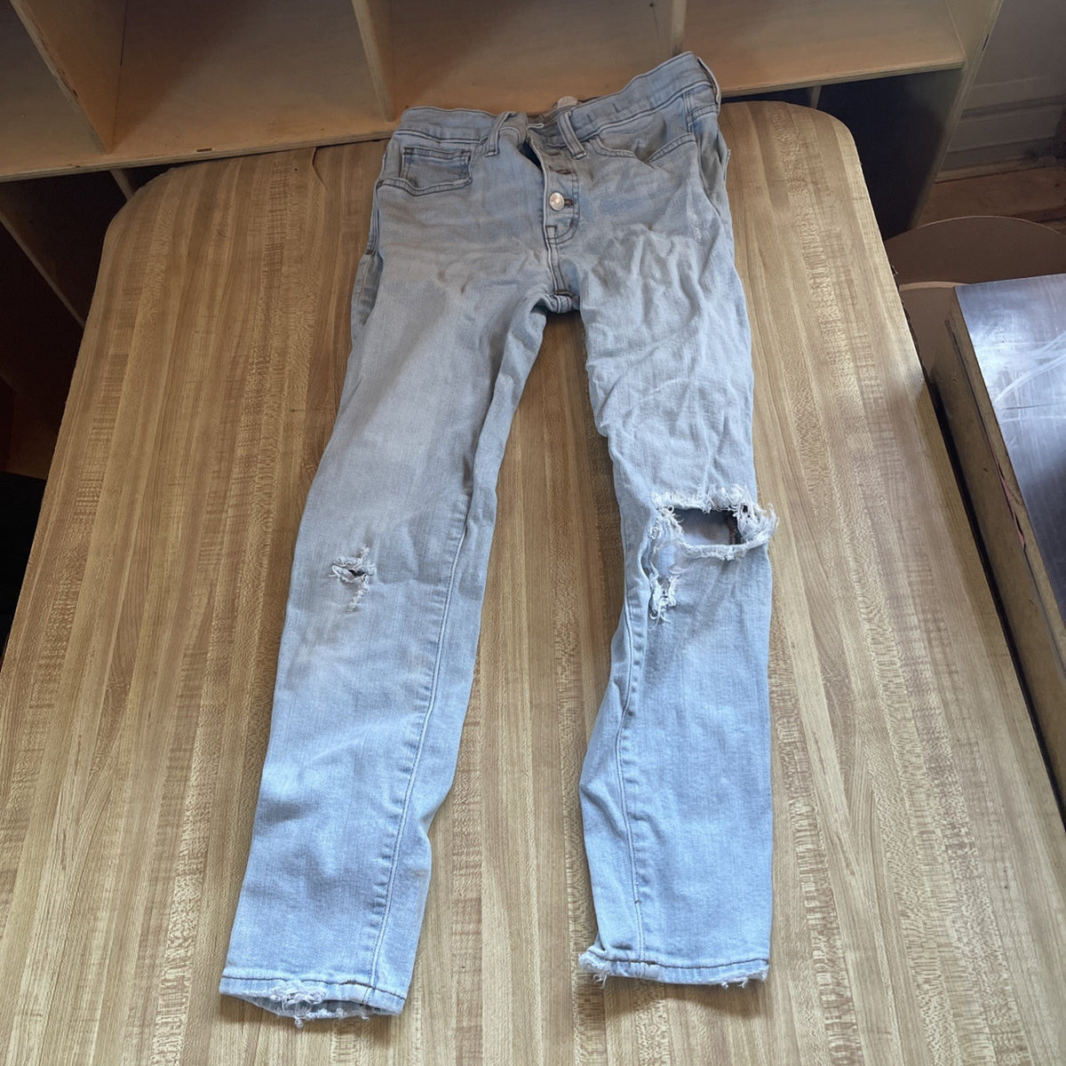 madewell high rise skinny jeans 27