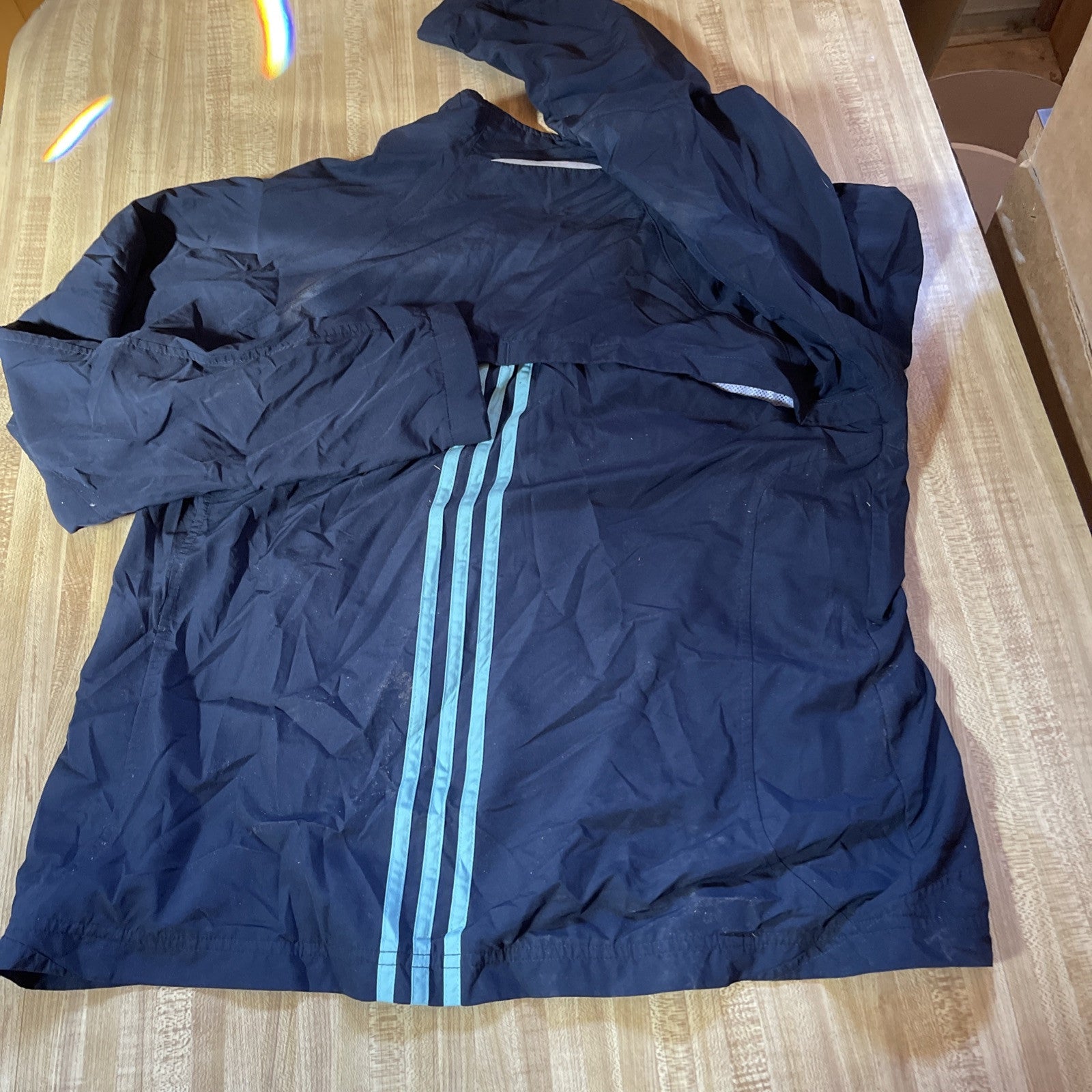 adidas windbreaker jacket large 