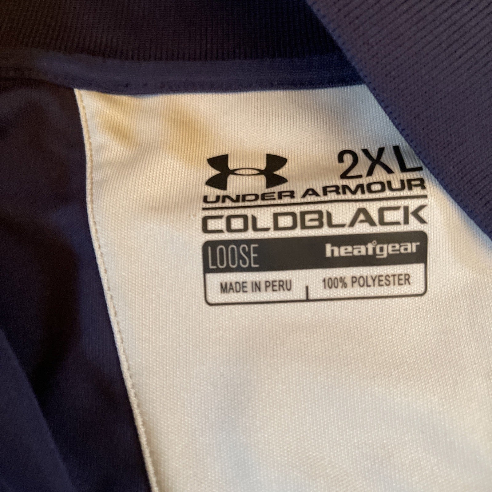 under armour coldblack polo 2XL 