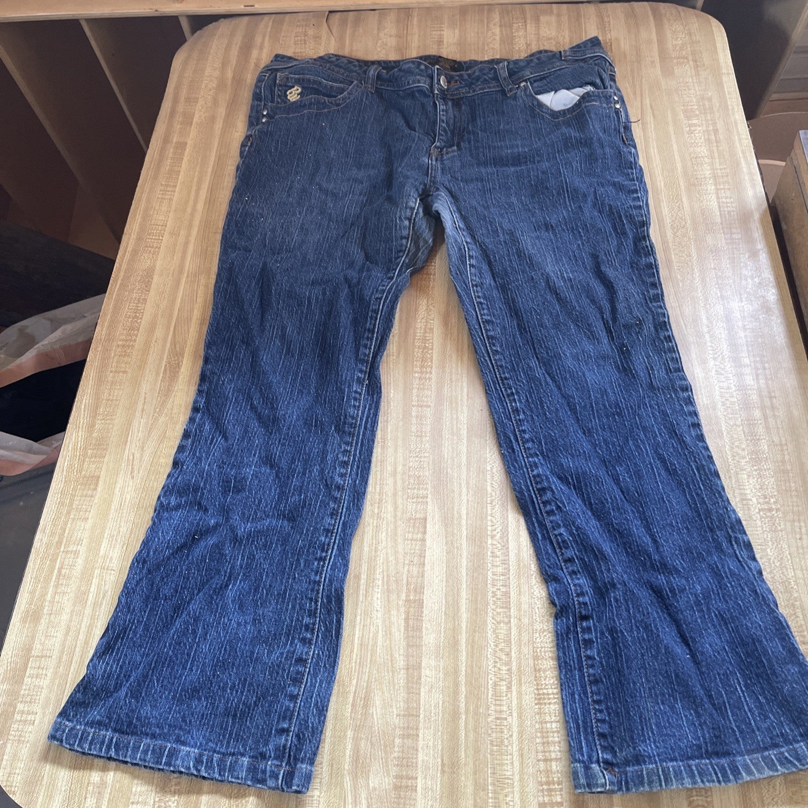 Rocawear Women’s Jeans 16 Flap Pockets Y2K Hiphop 