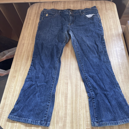 Rocawear Women’s Jeans 16 Flap Pockets Y2K Hiphop 