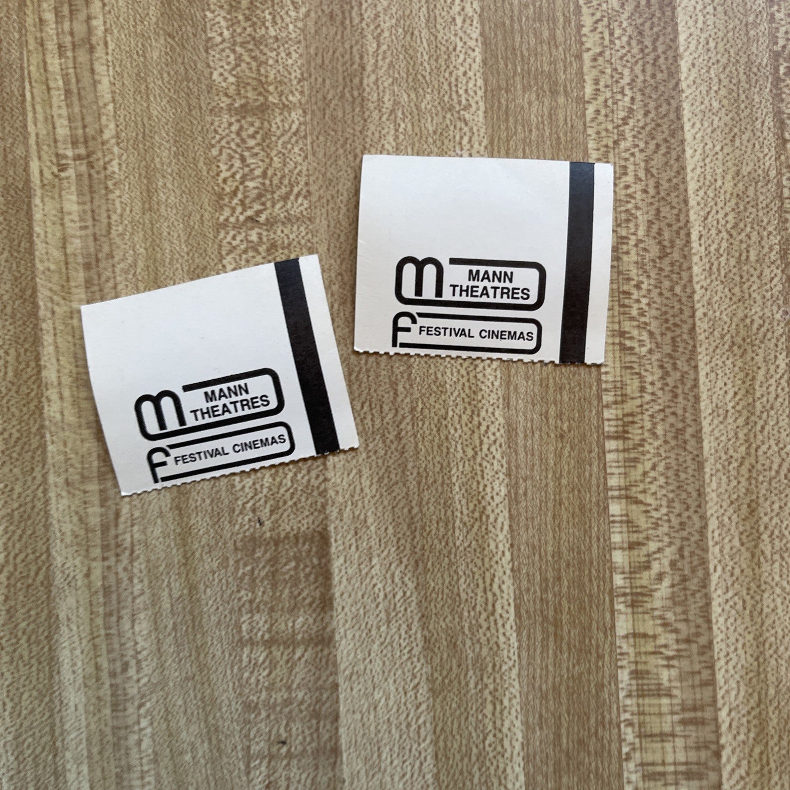 Vintage Ticket Stubs From 12/31/1988