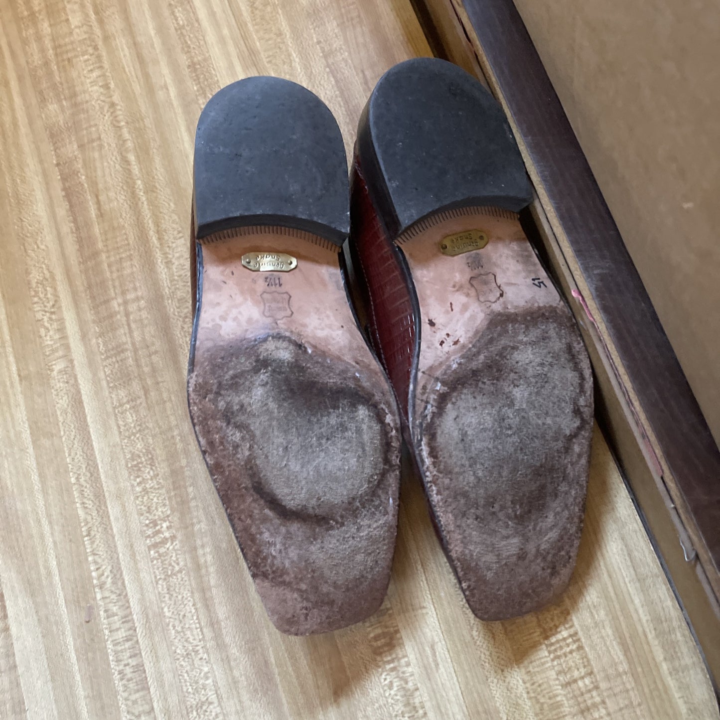 stacy adams genuine snake shoes 11.5