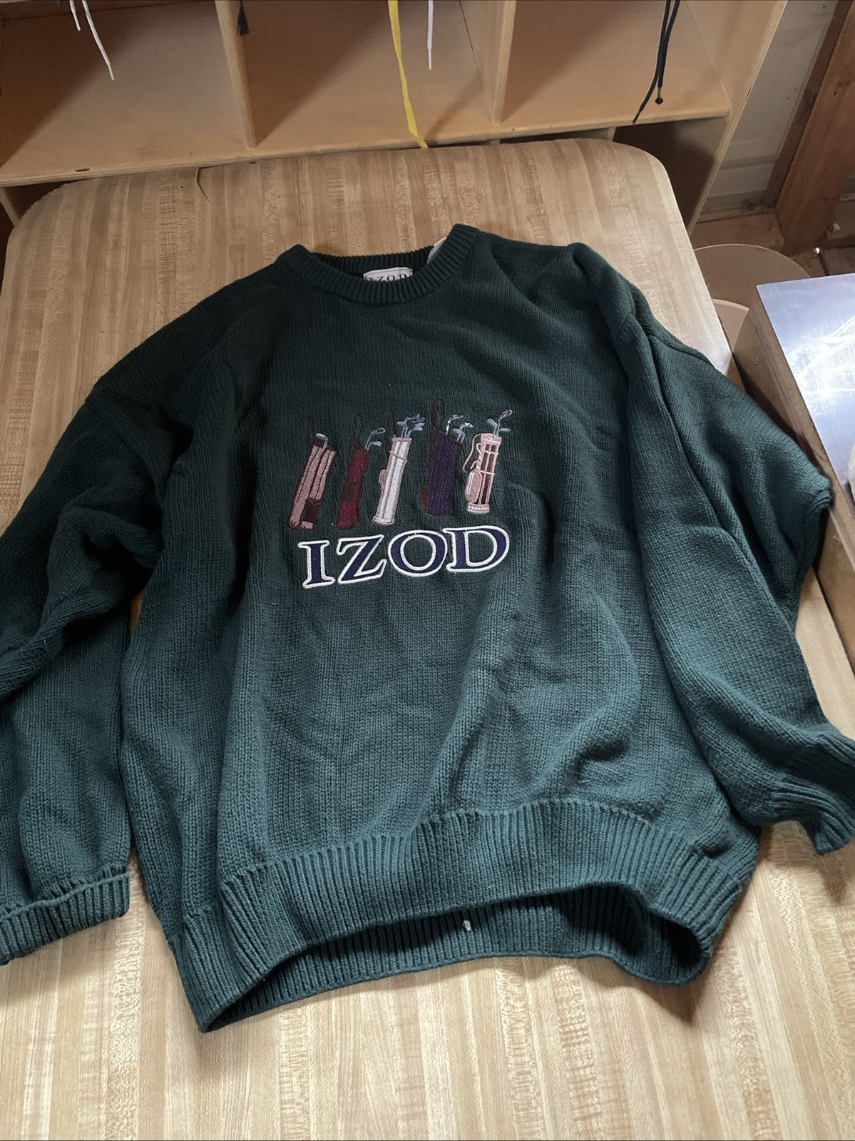 Vintage Izod White Label Golf Sweater XL