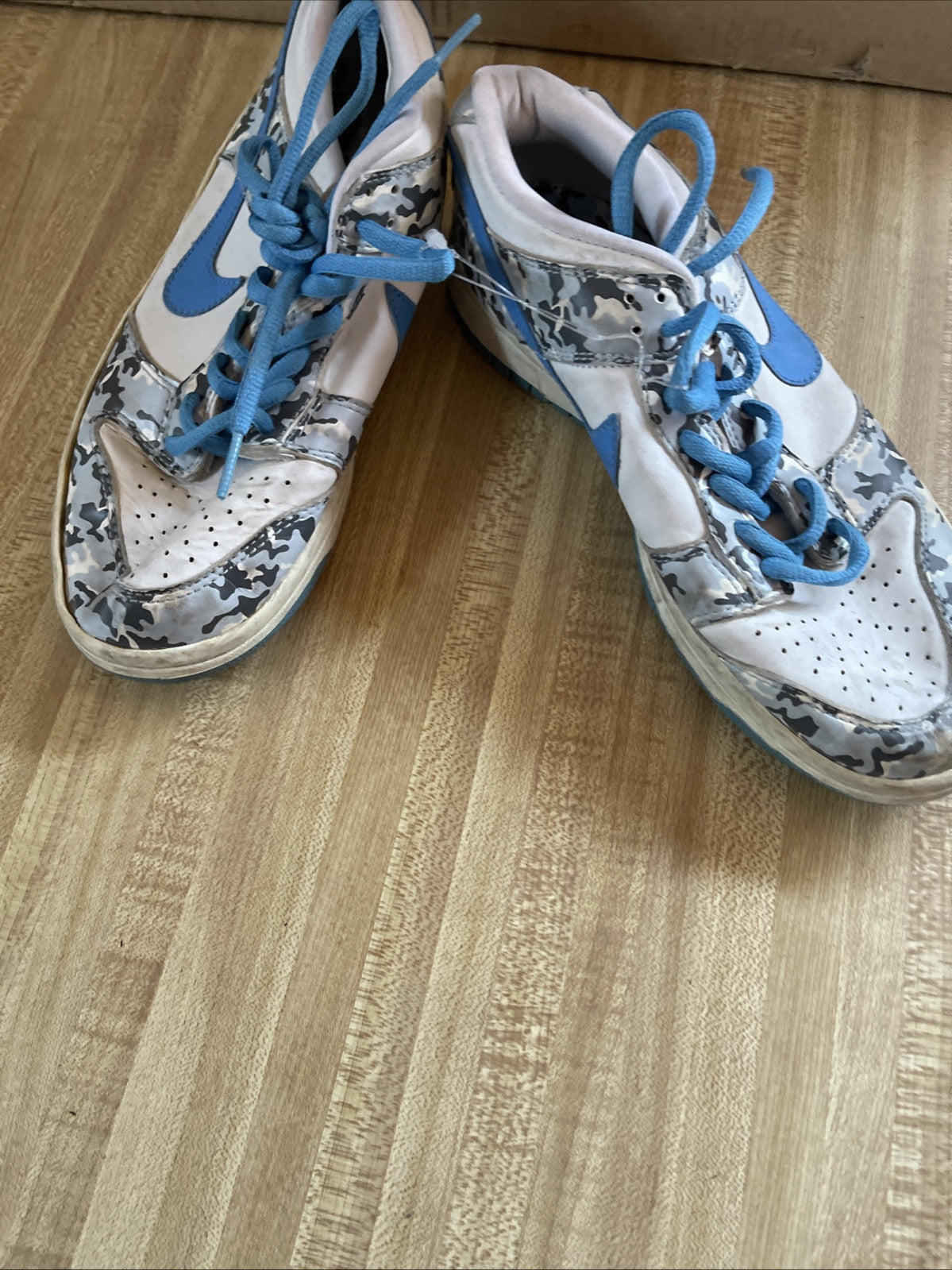 Nike Dunk Low Blue Camo 5.5Y