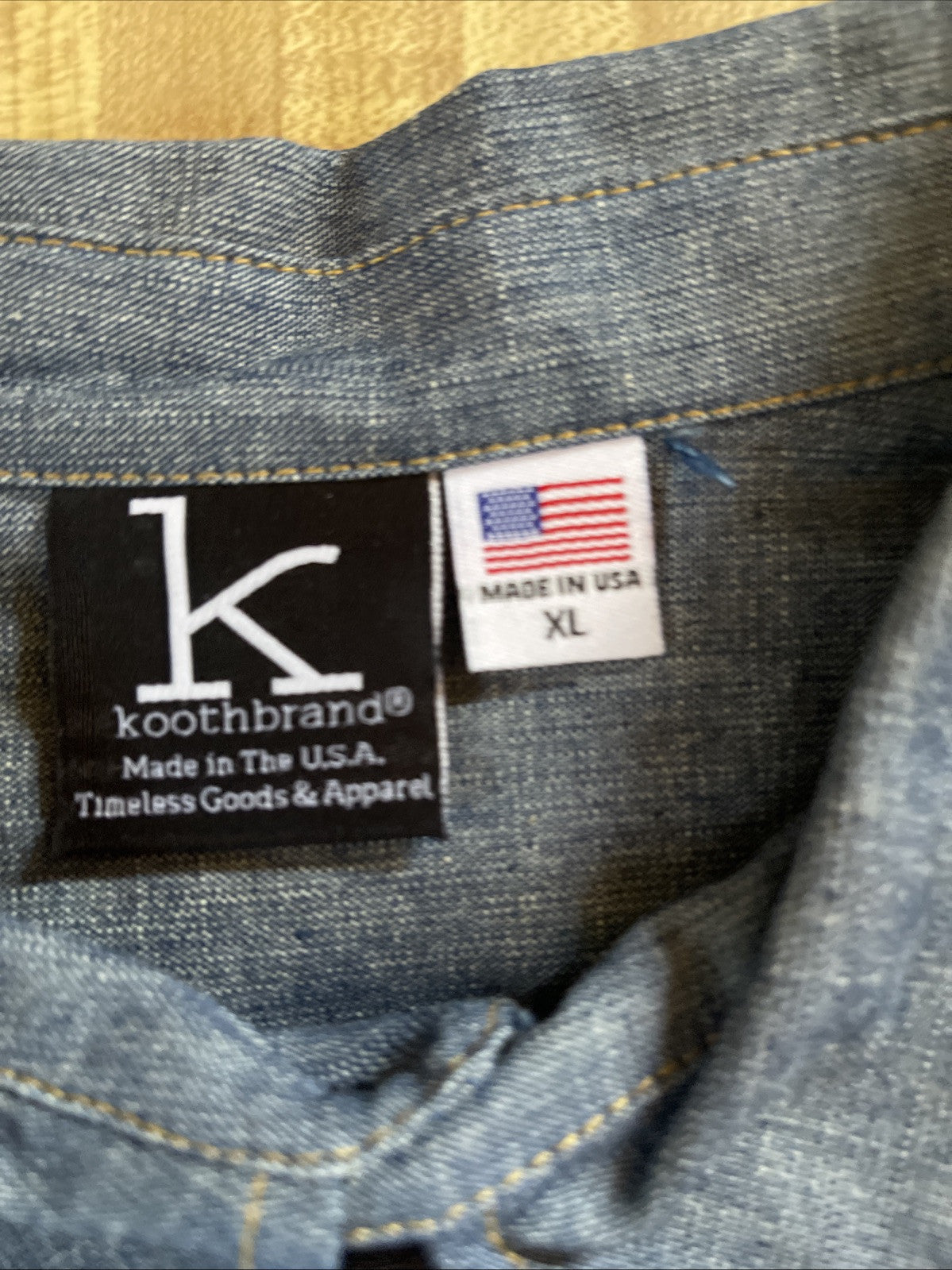 Kooth Brand Work Shirt XL NWT