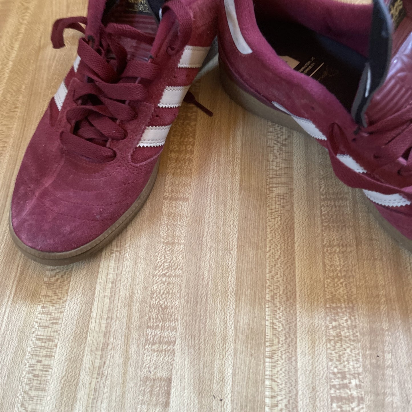 Adidas Busenitz Collegiate Burgundy Gum Size 8