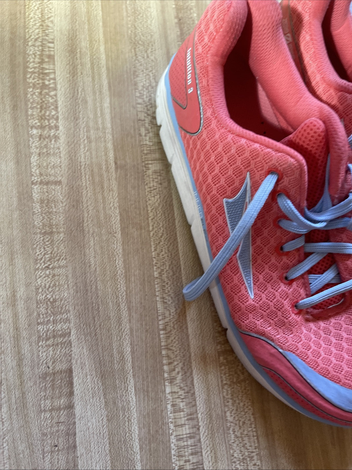 Altra Intuition 3 Running Shoes Womens Size 9.5 Pink Coral Mesh Athletic Sneaker