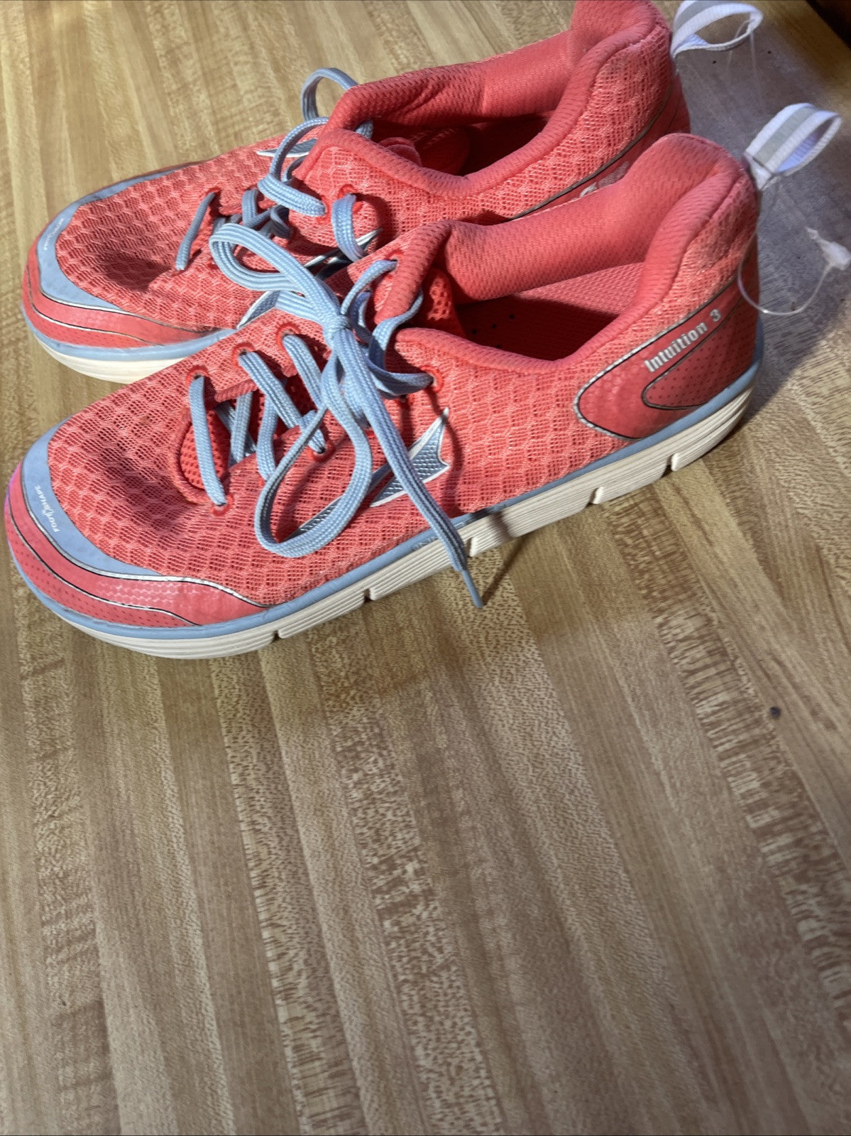 Altra Intuition 3 Running Shoes Womens Size 9.5 Pink Coral Mesh Athletic Sneaker