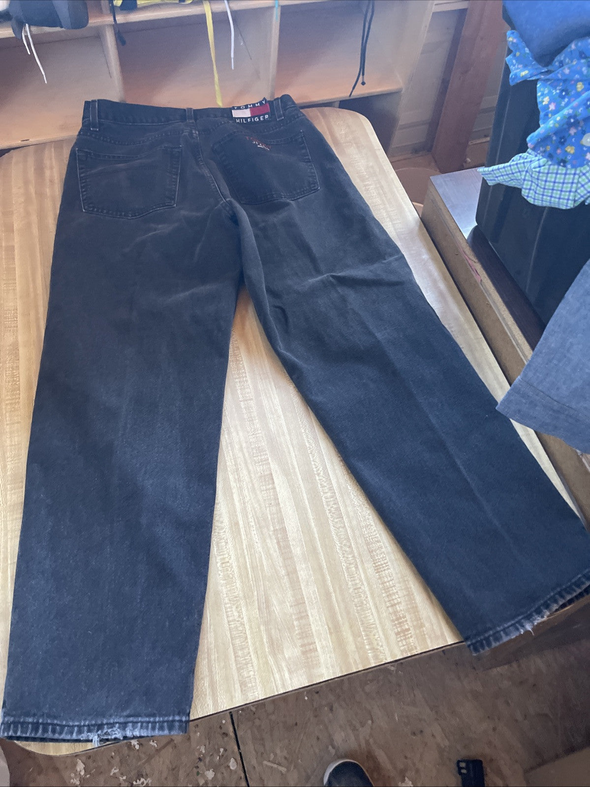 Vintage Tommy Jeans Made In USA Wide Leg 36x32