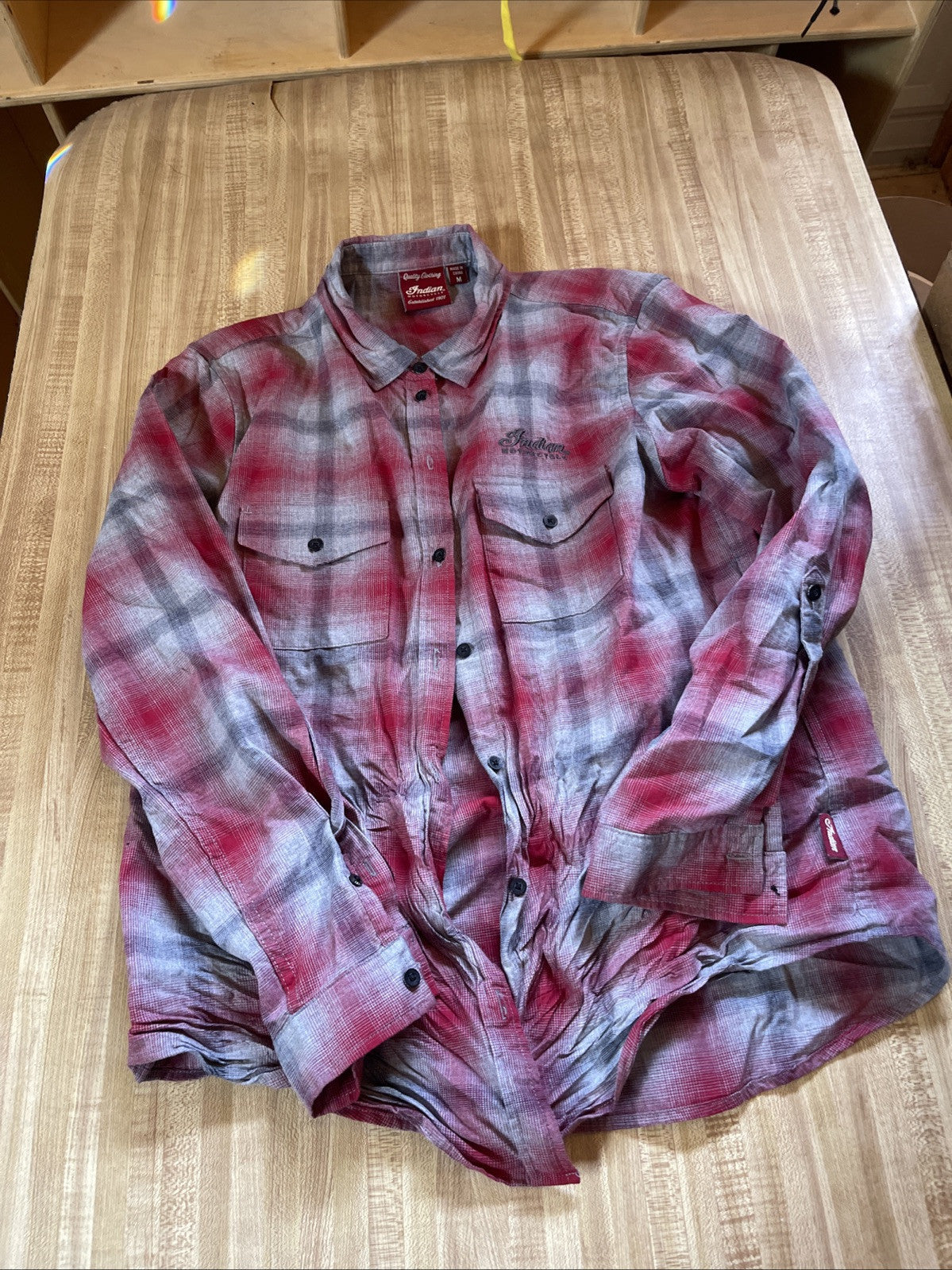 Indian Motorcycle Button Up Medium