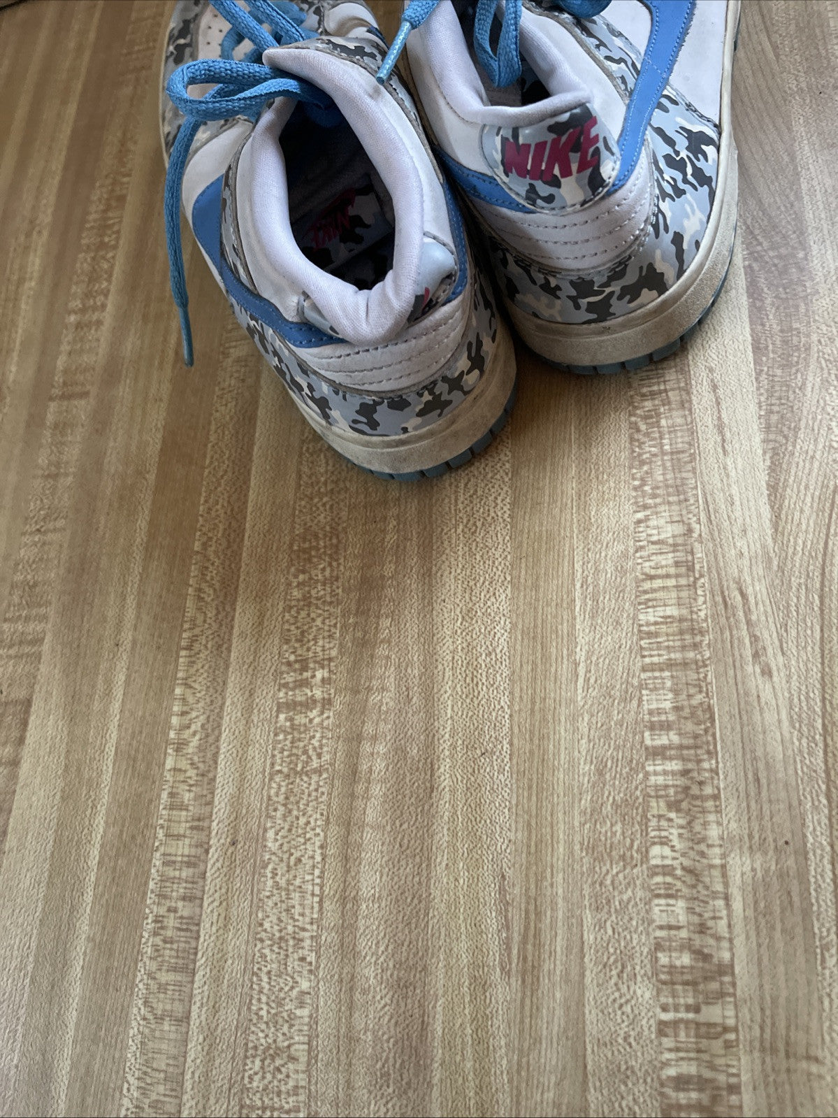 Nike Dunk Low Blue Camo 5.5Y