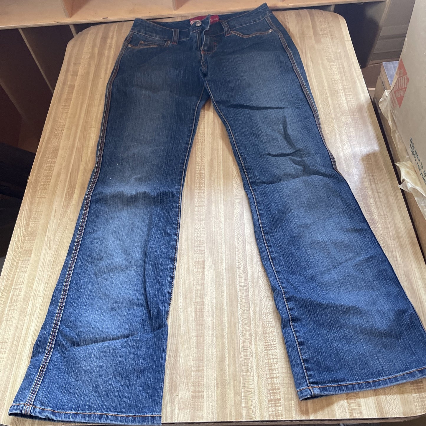 Ecko Red Flared Jeans 9