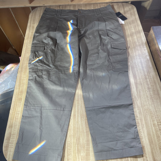 Ralph Lauren Black Label Lightweight Pleated Cargo Pants Womens Sz 14 Nwt
