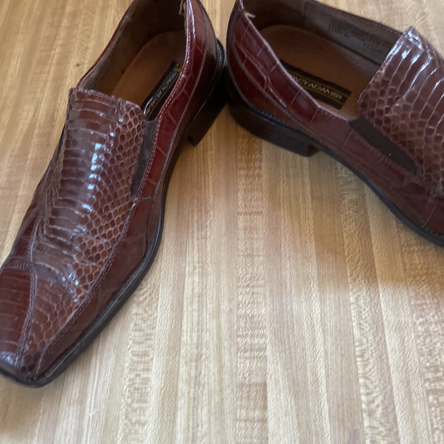 stacy adams genuine snake shoes 11.5